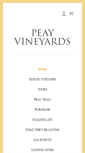 Mobile Screenshot of peayvineyards.com